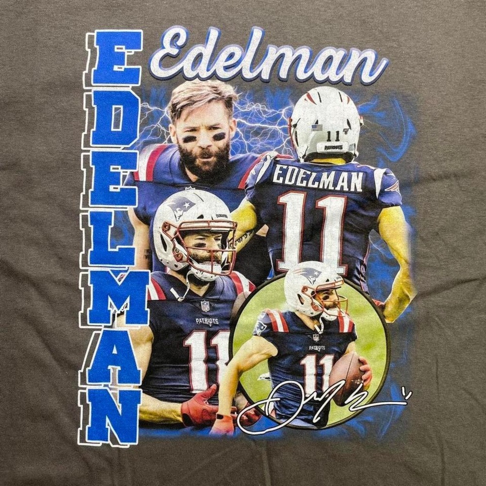 Edelman x‎ New England Patriots football shirt